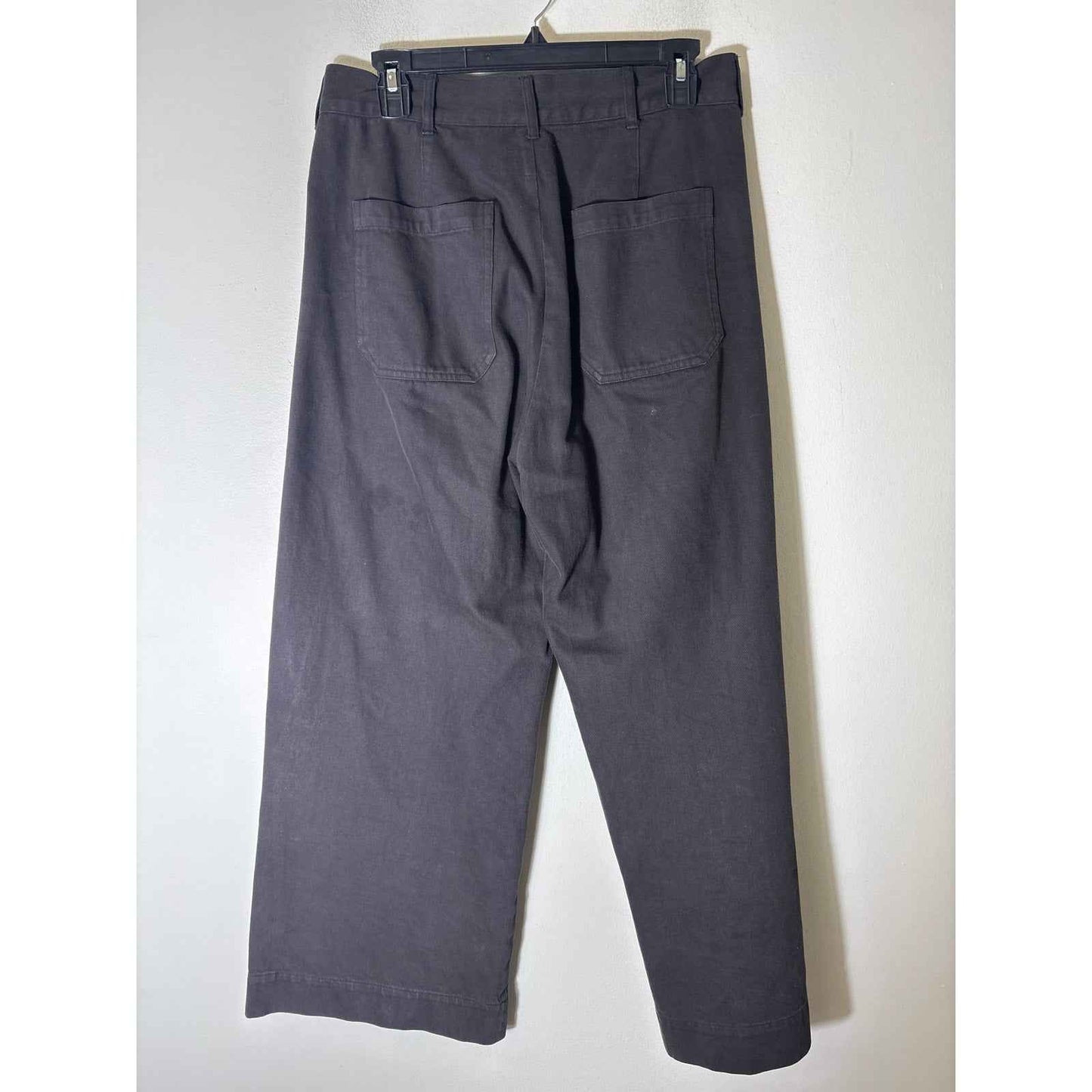 The Great Black Wide Leg Cotton Denim  Pants Sz 29