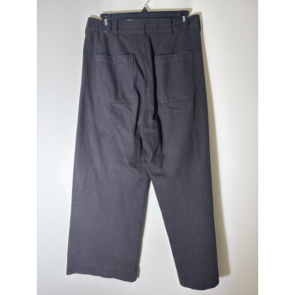 The Great Black Wide Leg Cotton Denim  Pants Sz 29