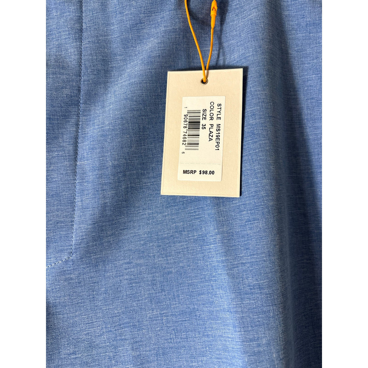 NWT Mens Peter Millar Blue Crown Sport Performance Shorts Sz 35