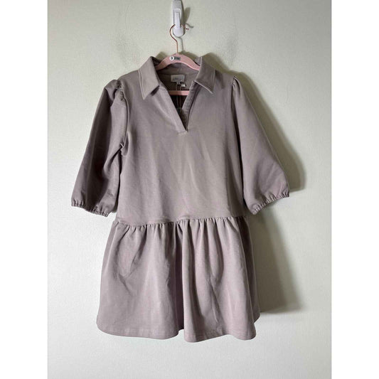 NWT Kids Pleat Sibley Sweatshirt Fawn Dress Sz 10