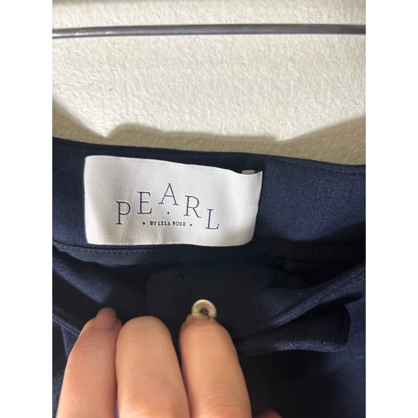 Pearl by Lela Rose Navy Pants Sz 10