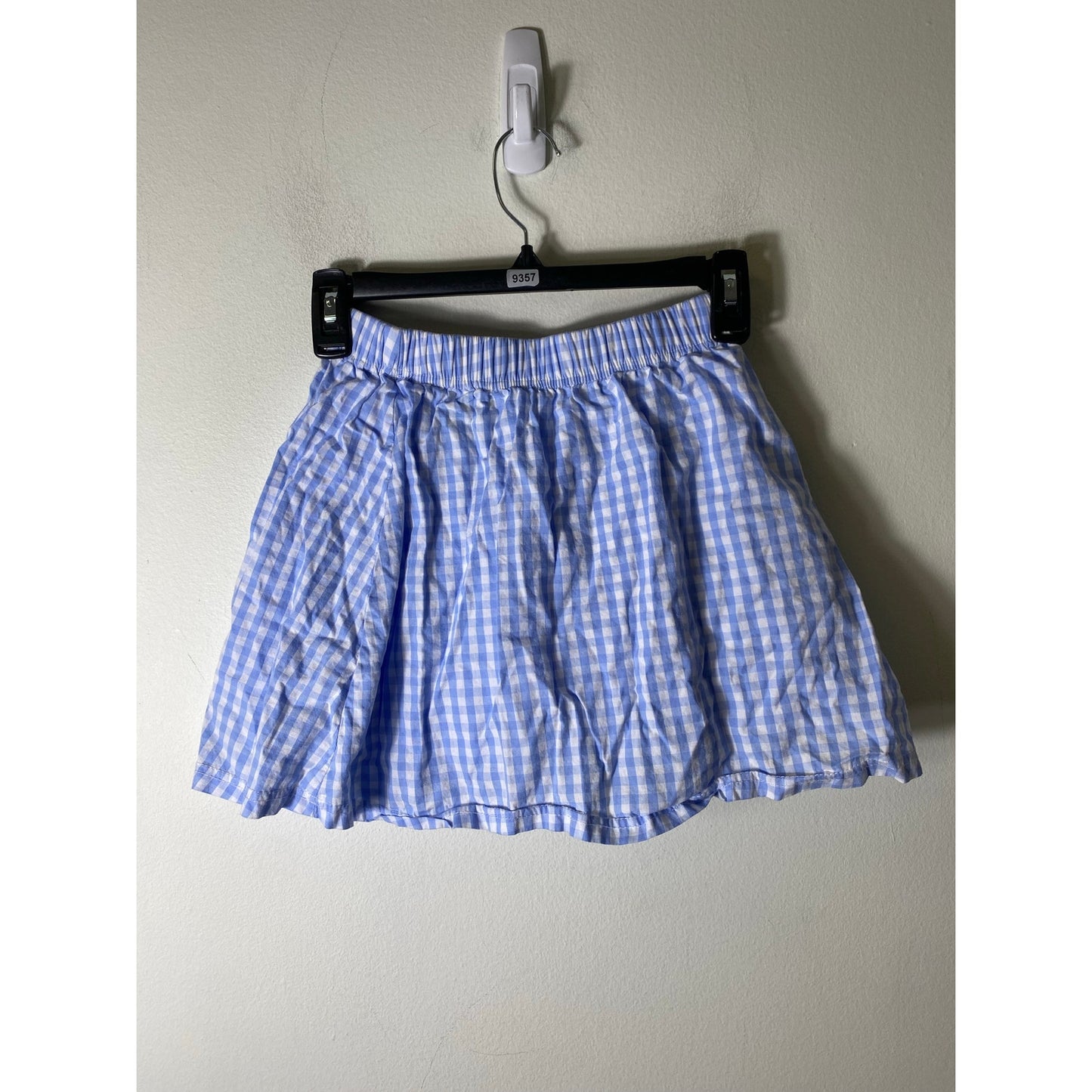 Classic Whimsy Girls Blue and White Gingham Skirt Sz 10