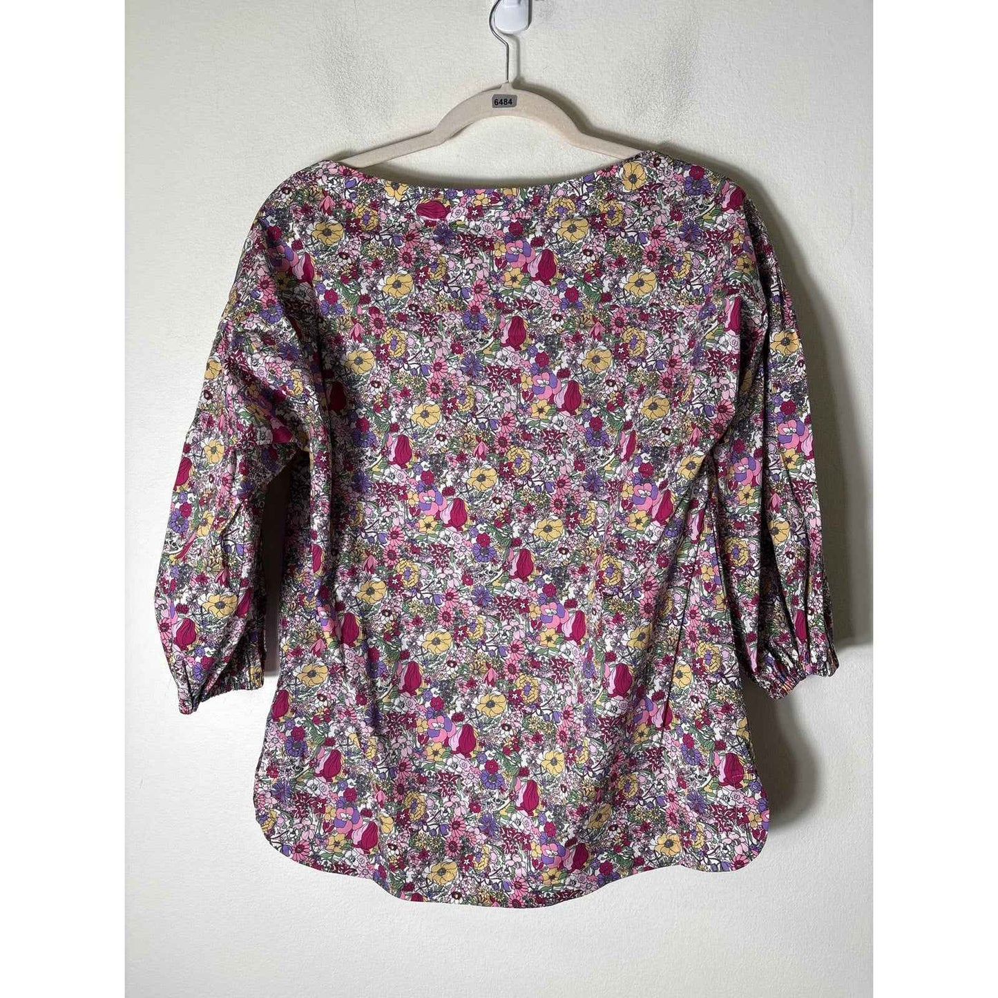NWT Buru Pink Floral Button Sleeve Blouse and Mini Skirt Set Sz S