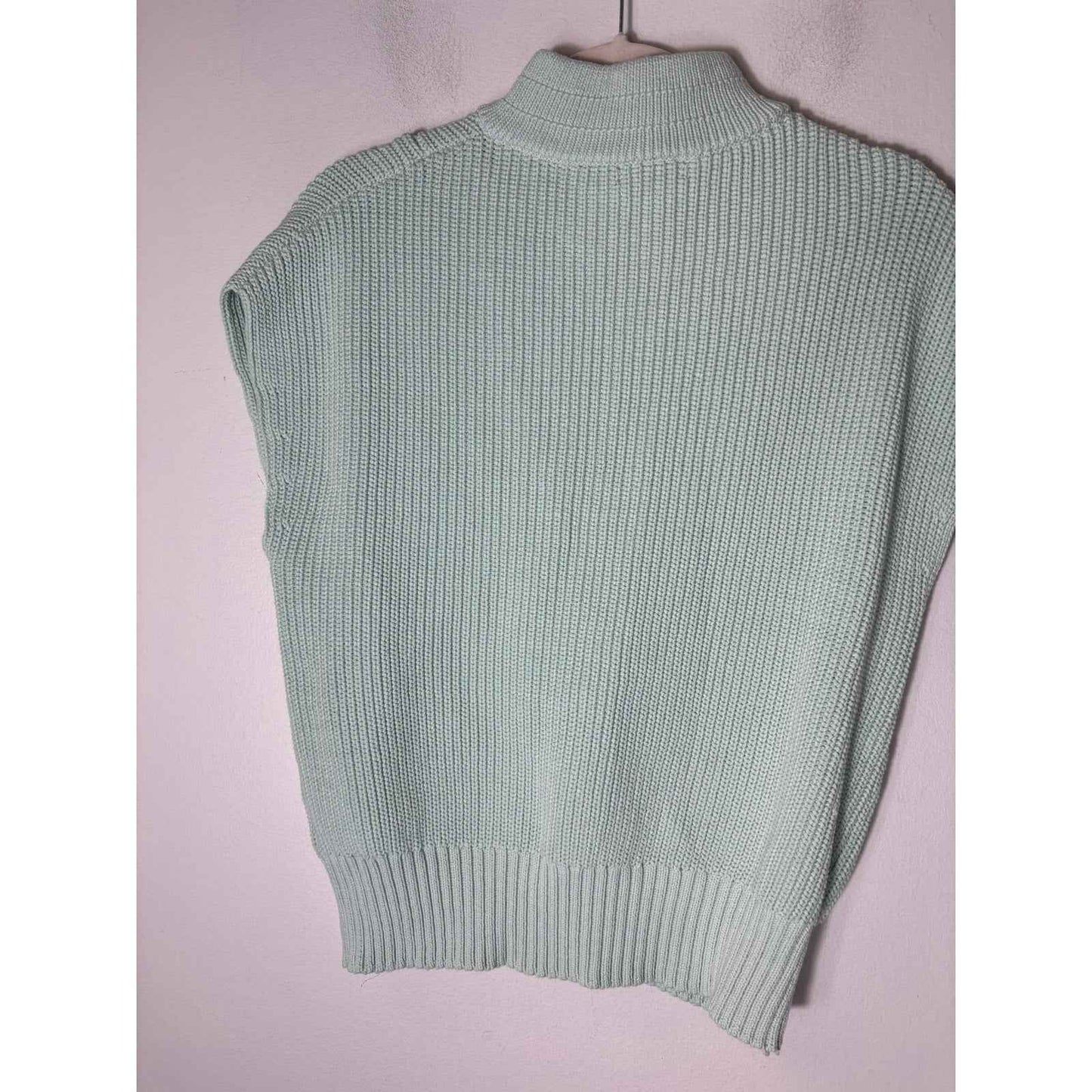 Lilla P Mint Short Sleeve Sweater Sz XS
