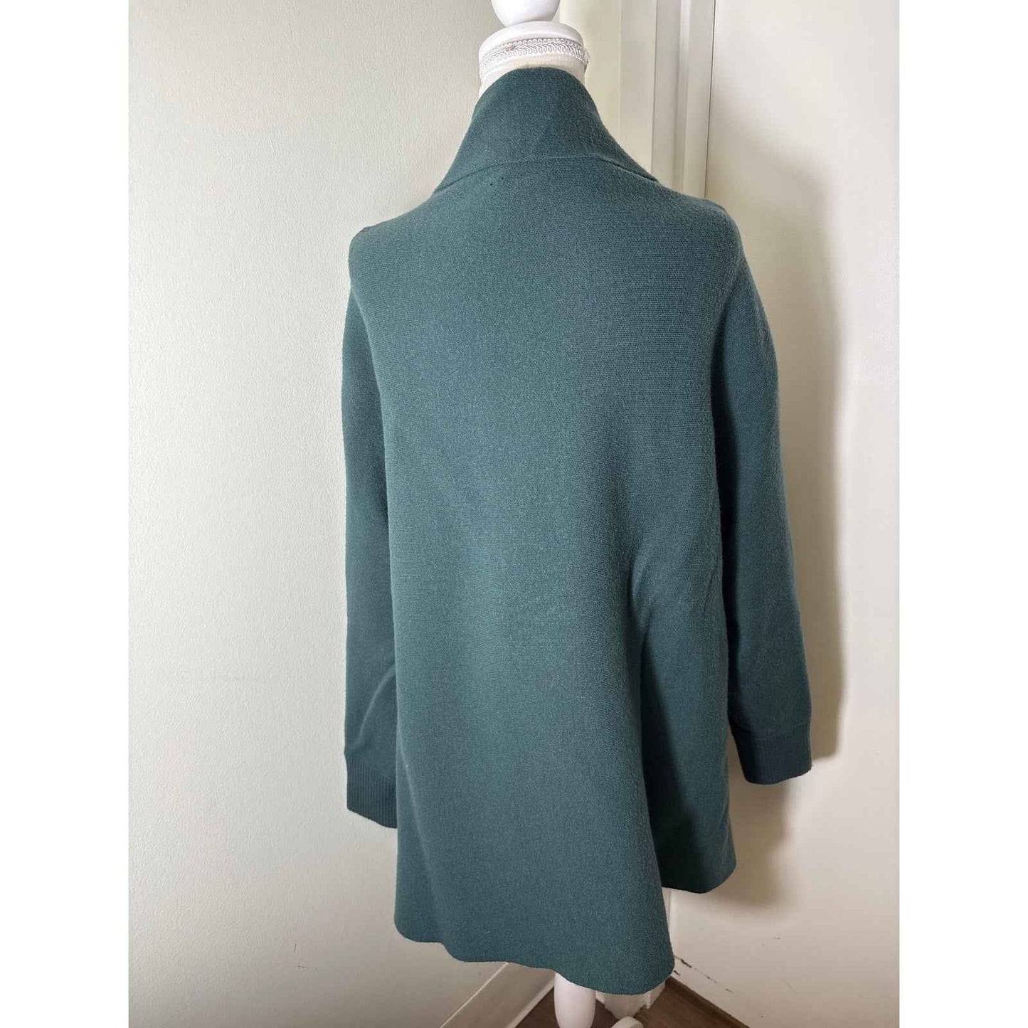 Love Token Green Open Front Cardigan Sweater Sz M/L
