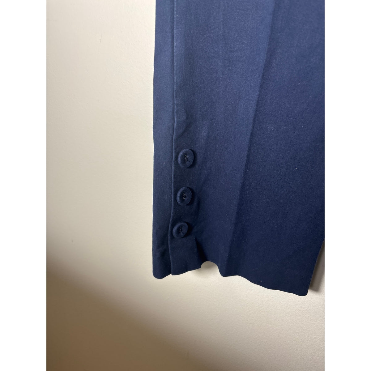 Trina Turk Navy Blue wide Leg Cropped Pants Sz 10