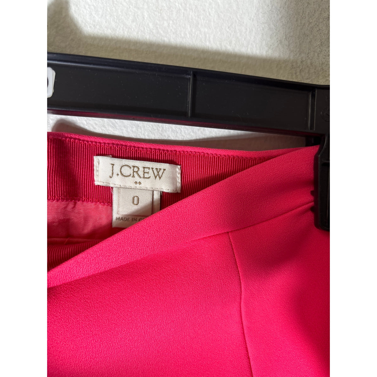 J.Crew Neon Pink Mini Skirt Sz 0