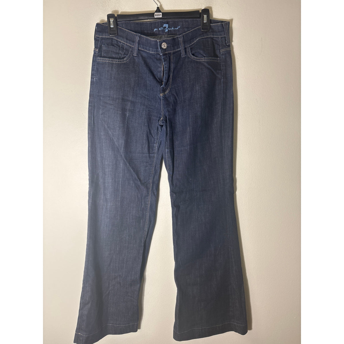 7 For All Mankind Dark Wash Ginger Jeans Sz 30