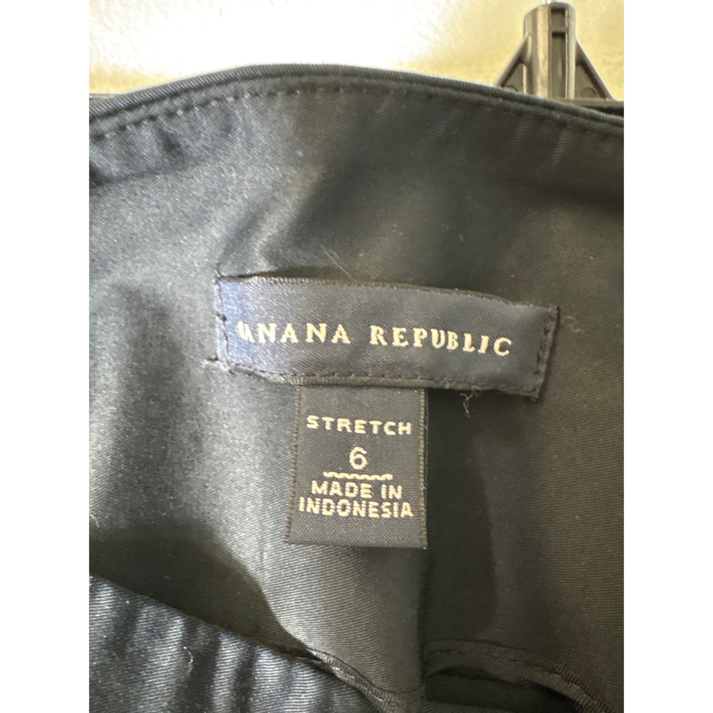 Banana Republic Black Cotton Mini Skirt Sz 6