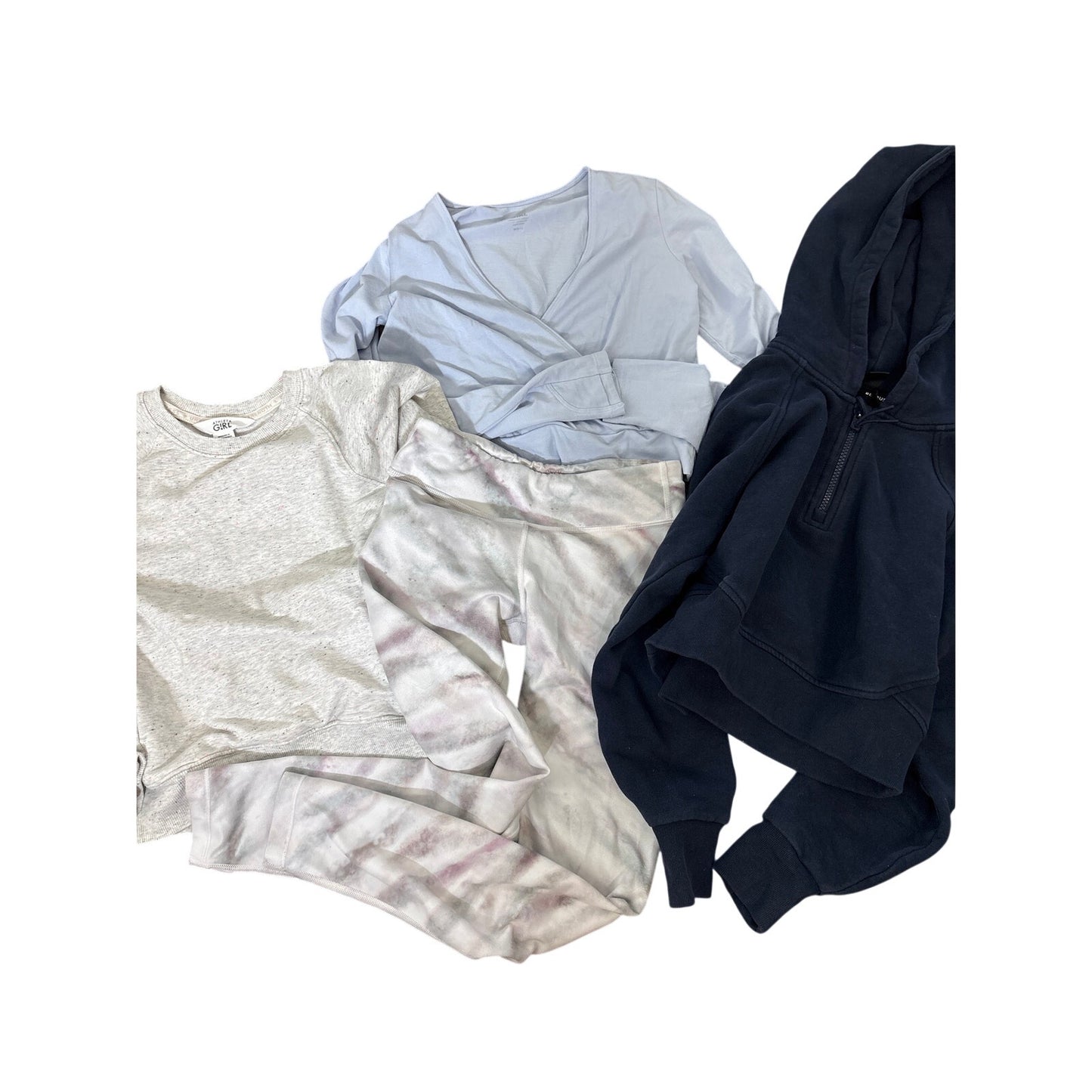 Girls Athleta Girl Bundle of 4 Sweatshirts Top and Leggings Sz M/L