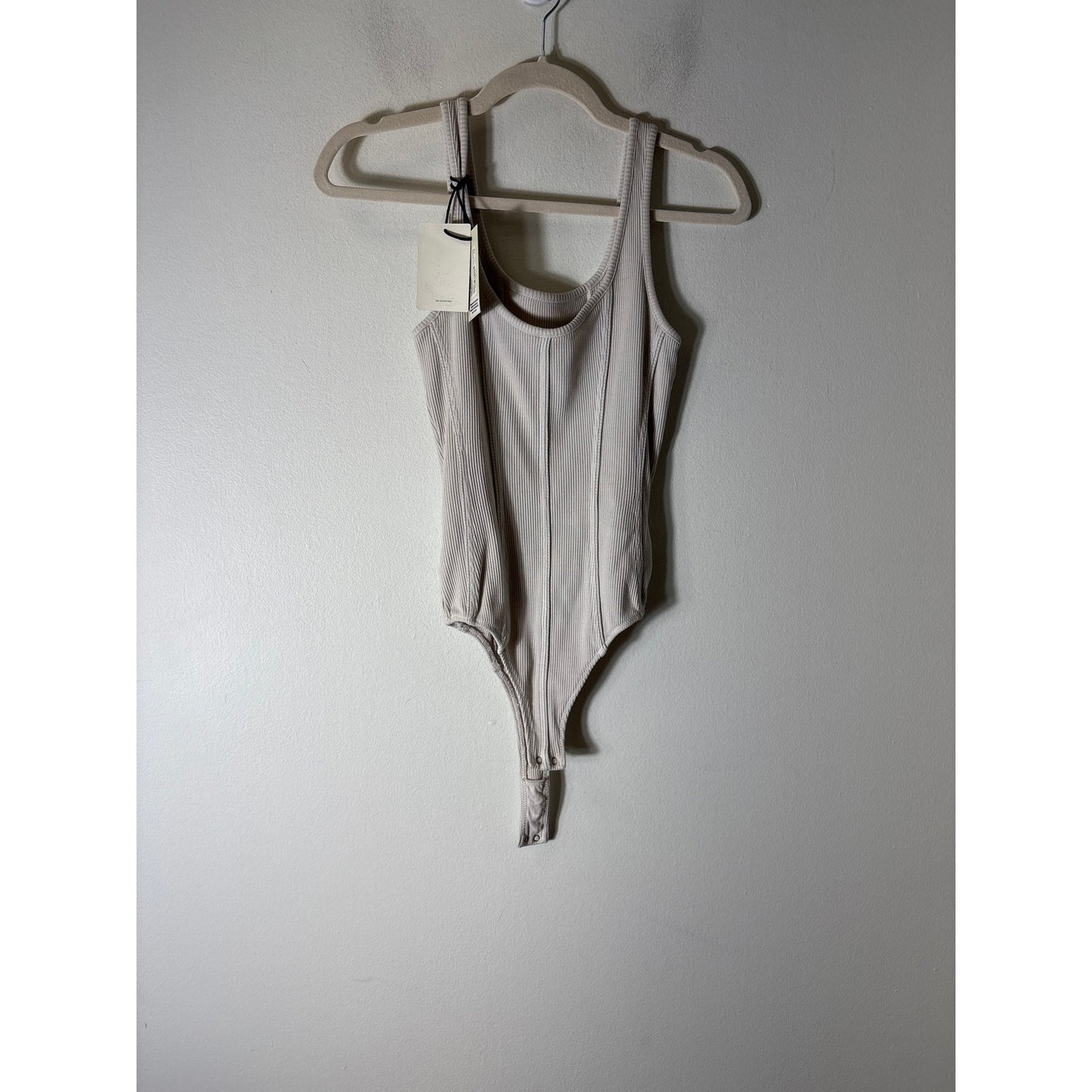 NWT Agolde Graige Sleeveless Ribbed "Elna" Body Suite Sz xs
