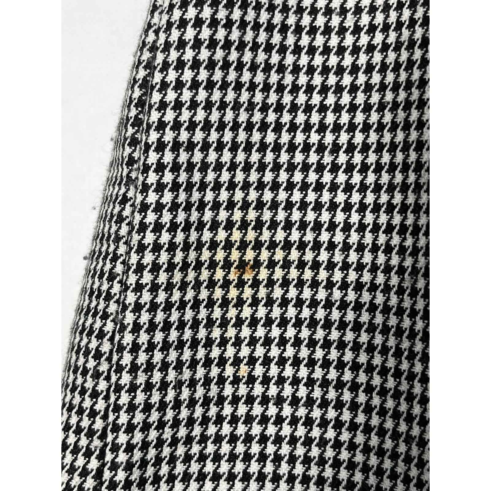 Vintage Houndstooth Pencil Skirt Sz L