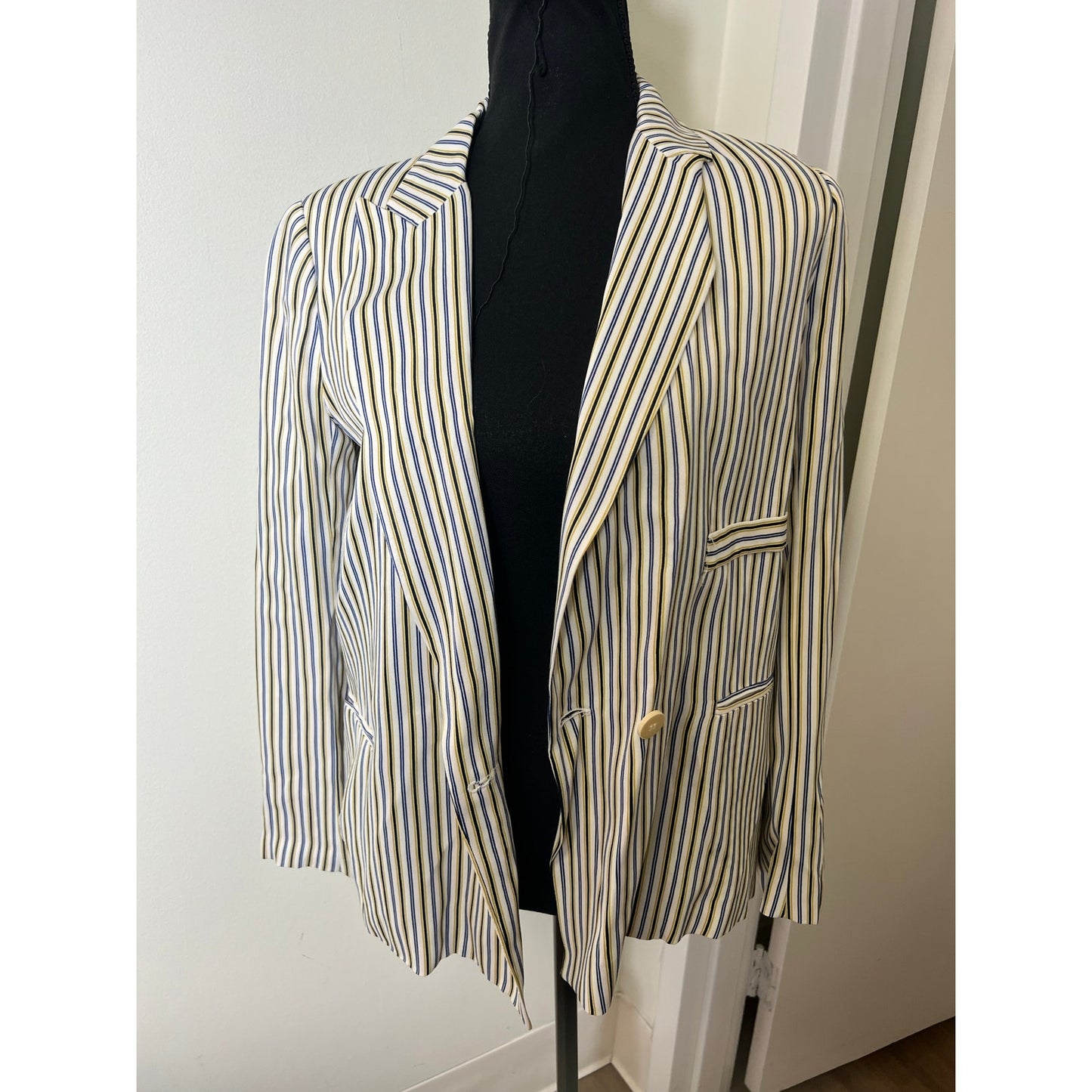 Sonia De Nisco Stripe Blazer Sz 42