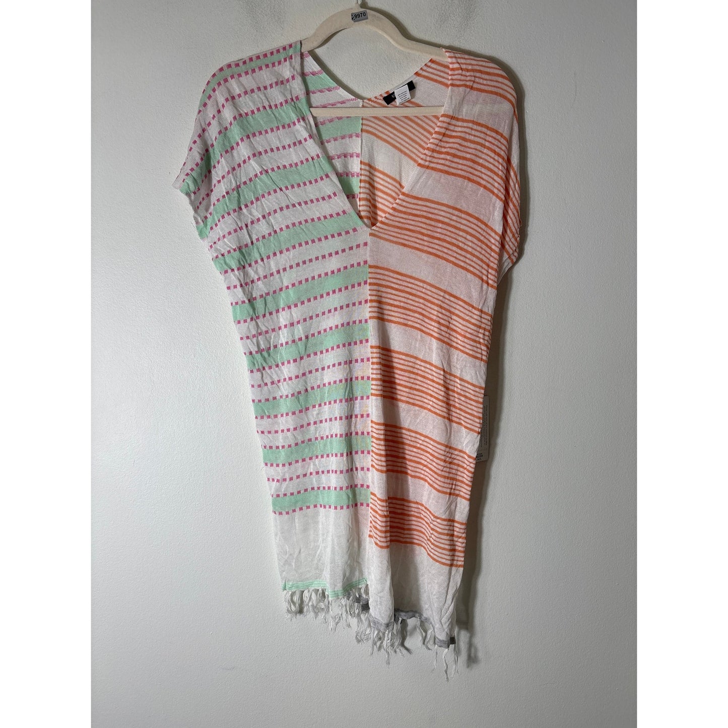 NWT Kerisma Green Stripe Taffey Top Sz M/L