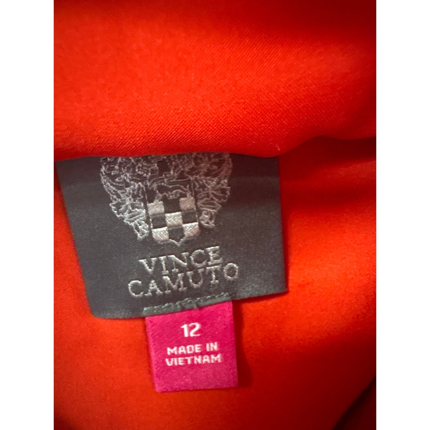 Vince Camuto Red Lace Pencil Dress Sz 12