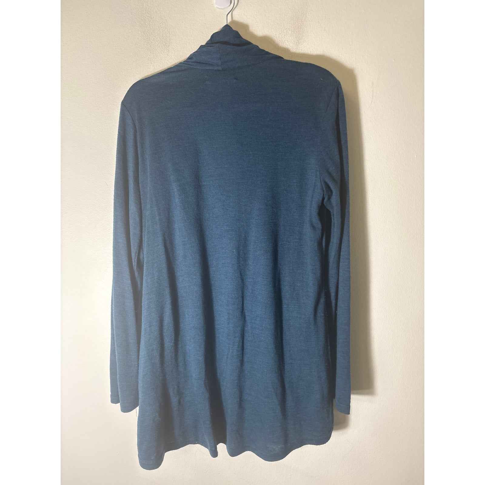 Ya Teal Asymmetrical Pullover sz L