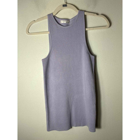 by Anthropology Light Lavender Sleeveless Knit Shirt Sz S