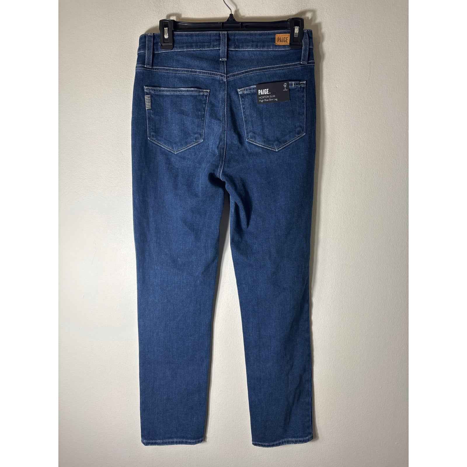 NWT Paige Medium Wash "Hoxton Slim" Blue Jeans Sz 28