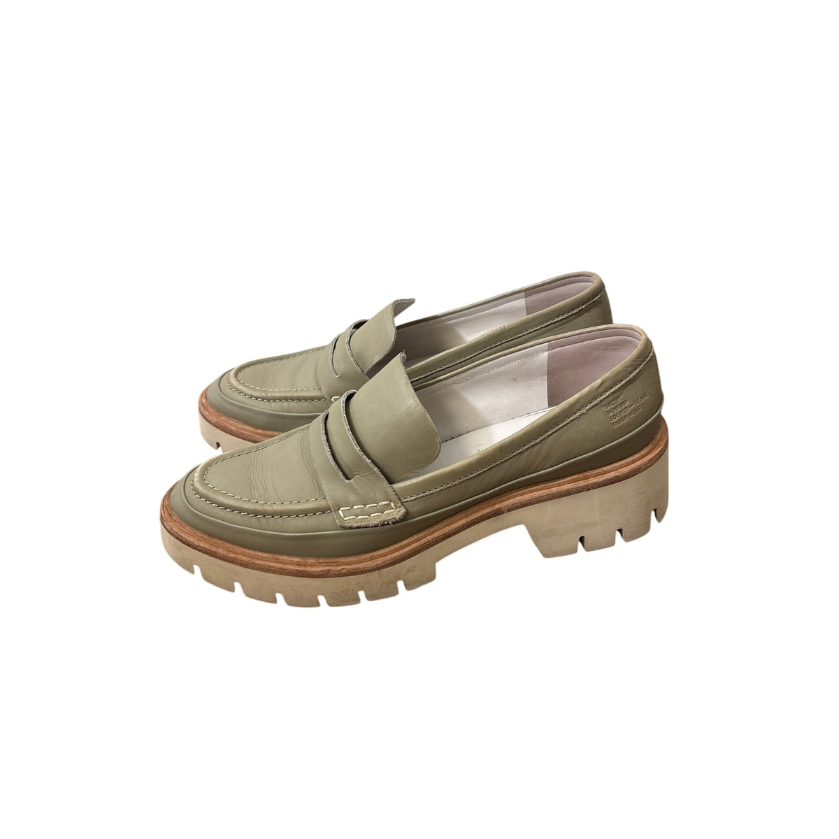 Oncept Gray/Tan Loafers Sz 9.5