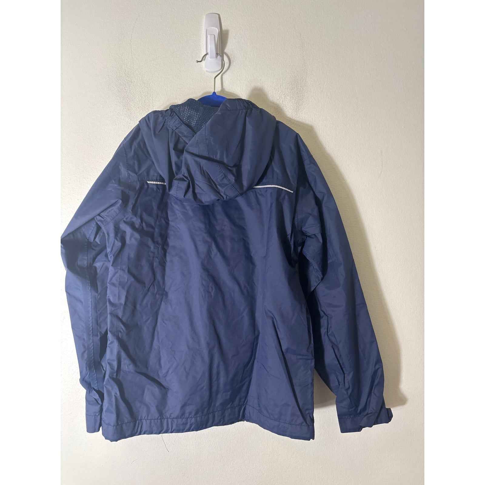 Kids Columbia Navy Rain Jacket Sz s/8