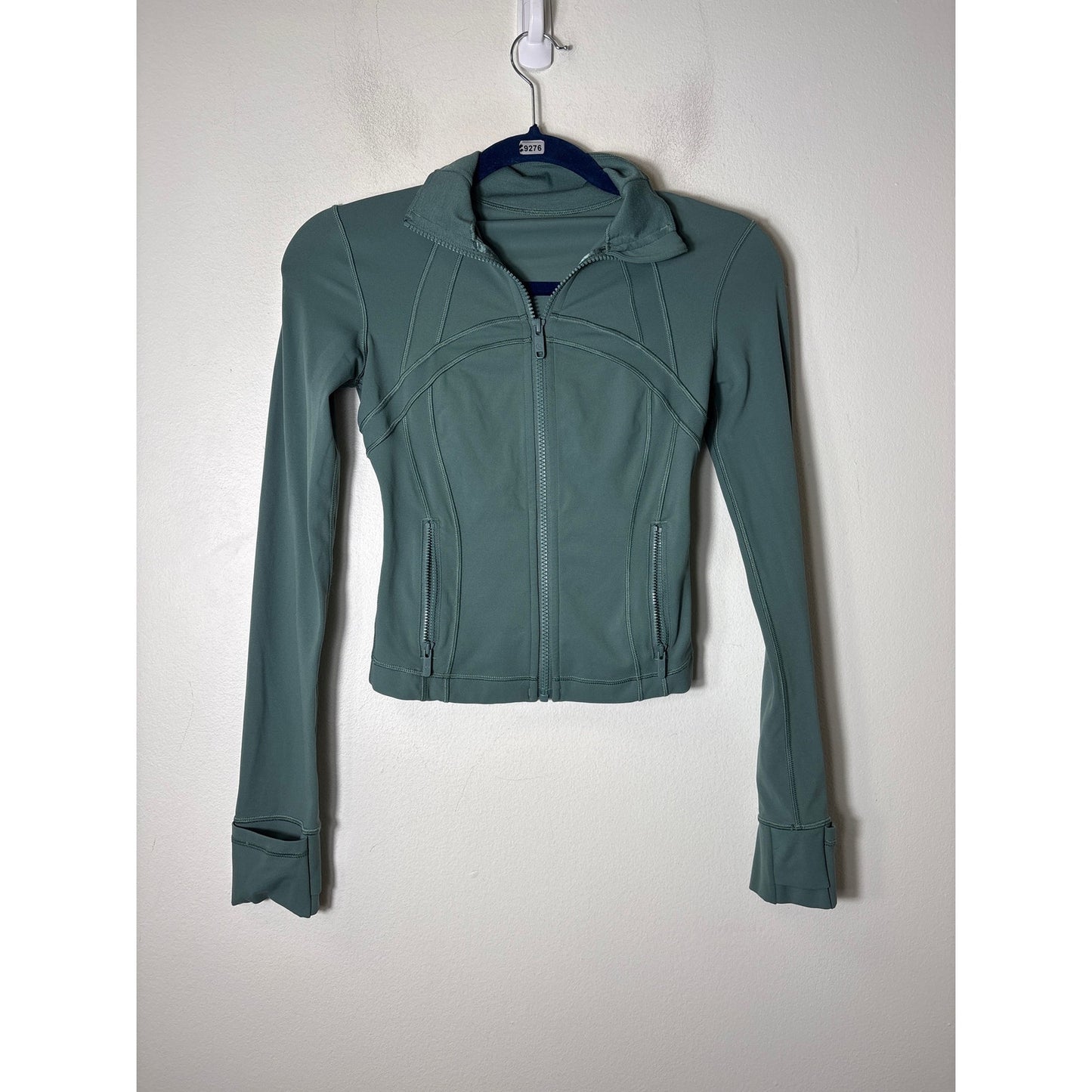 Lululemon Dark Sage Cropped Define Jacket Sz 2