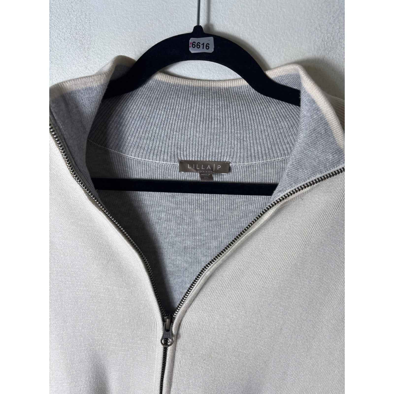 Lilla P Beige Sweater Poncho Sz OS