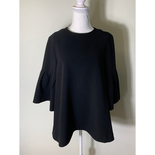 Edit Black Bell Sleeve Top Sz L
