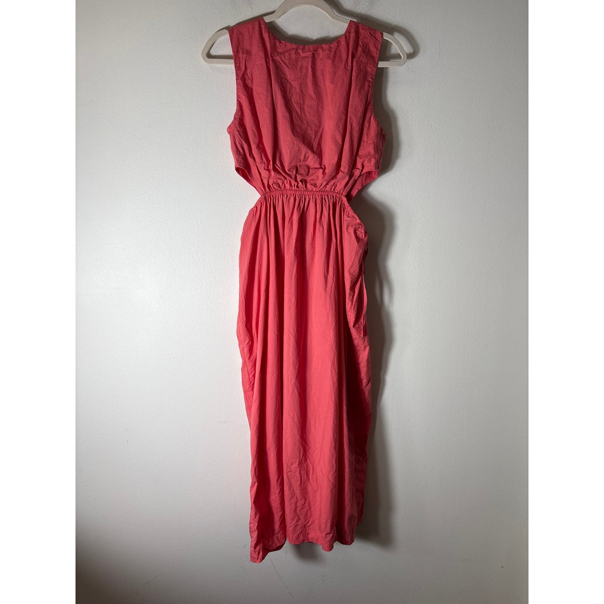 Rails Peachy Pink Sleeveless Cotton Maxi Dress Sz S