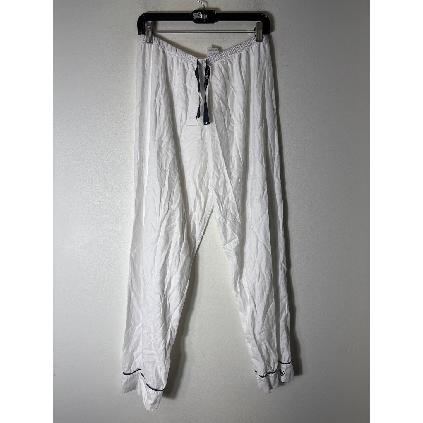 Royal Highnies White Pima Cotton PJ Pants Sz M