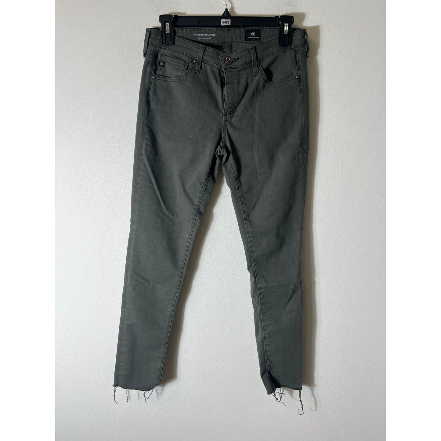 Adriano Goldschmied Dark Green "The Legging Ankle" Sz 27