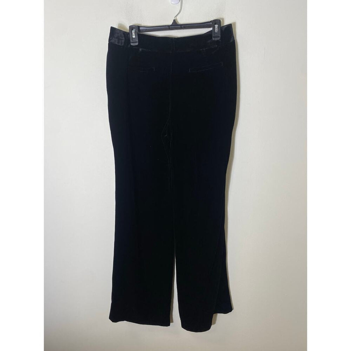 J Crew Black Velvet Favorite Fit Pants Sz 10