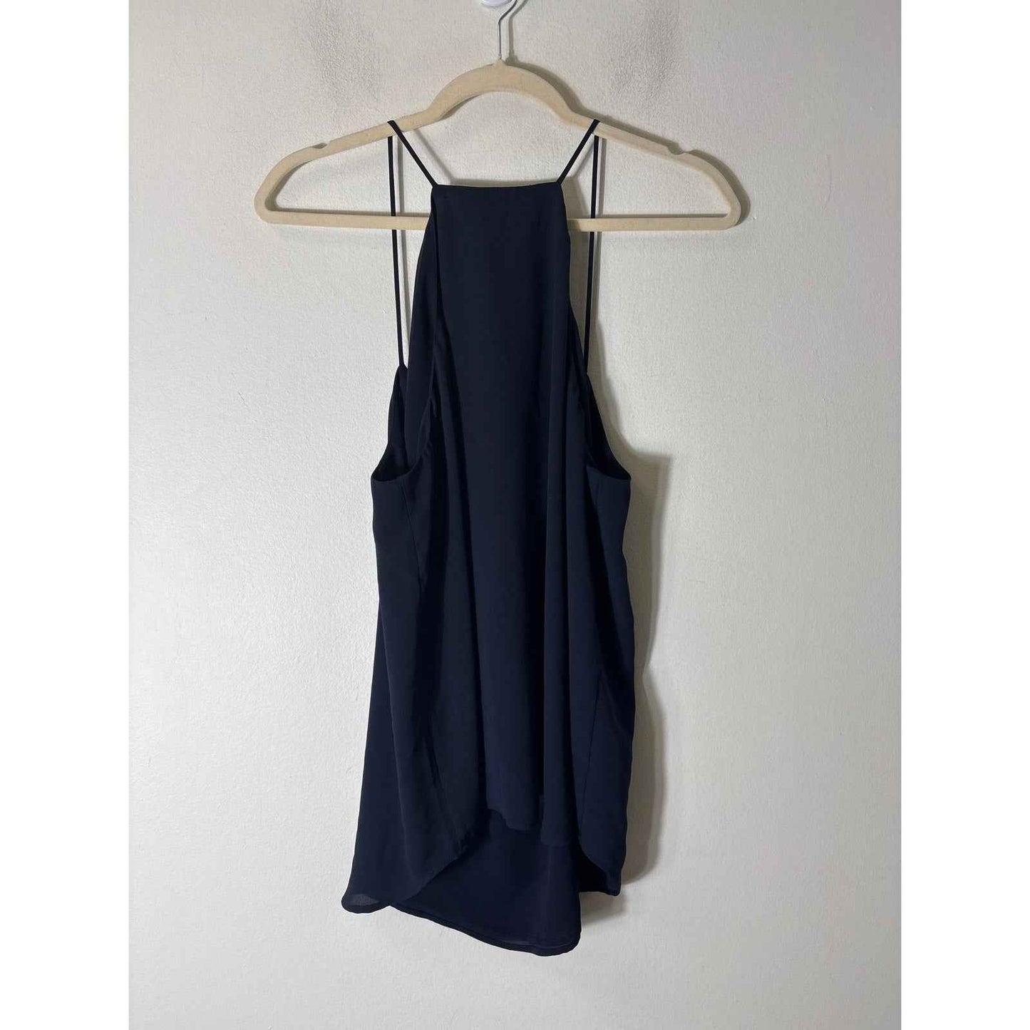 LOFT Black Sleeveless Racerback Tank Sz L