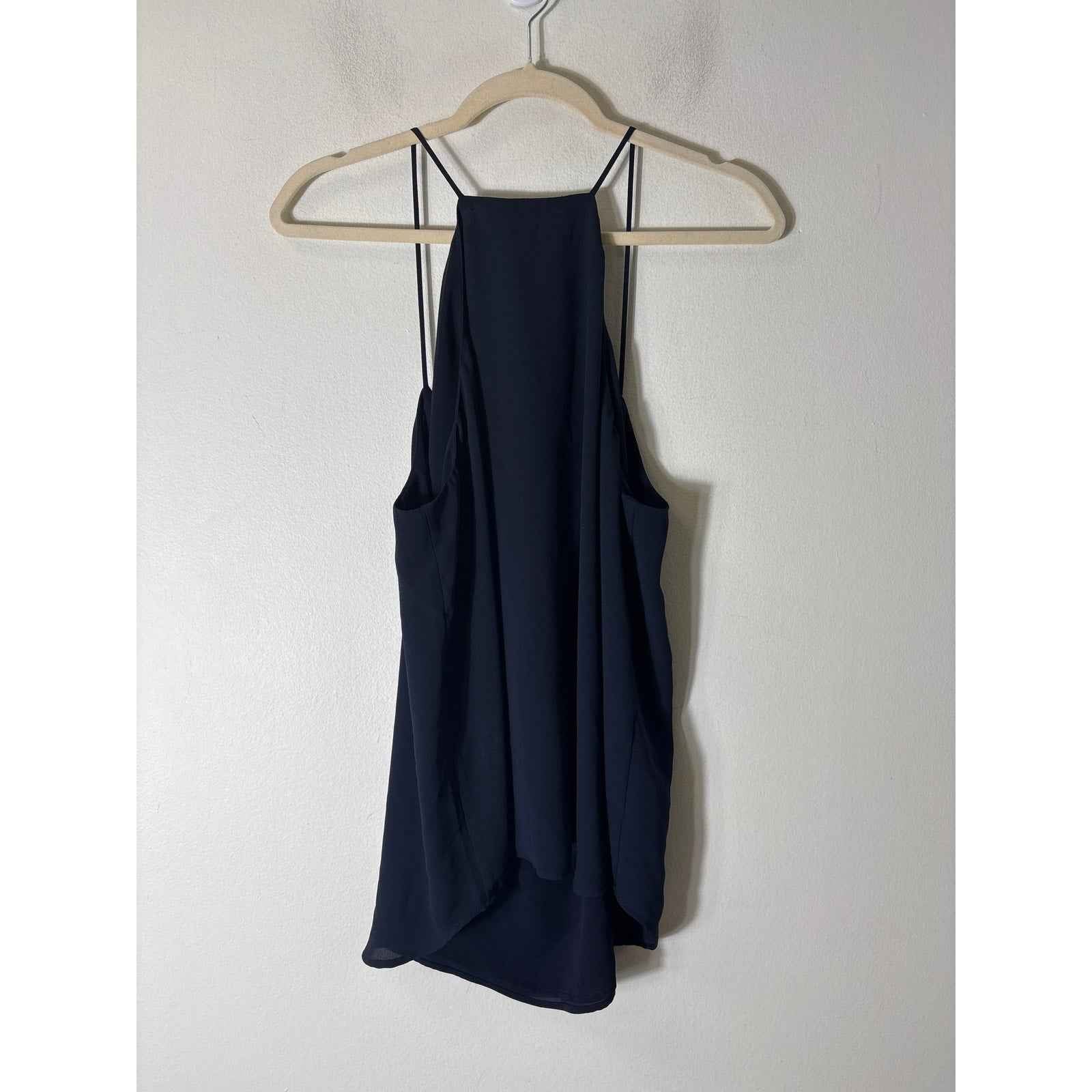 LOFT Black Sleeveless Racerback Tank Sz L