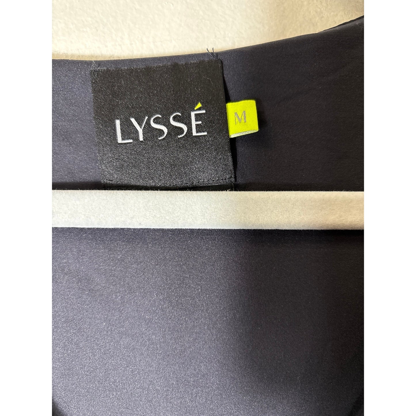 Lysse Black Sleeveless V-Neck A-Line Knee Length Dress Sz M