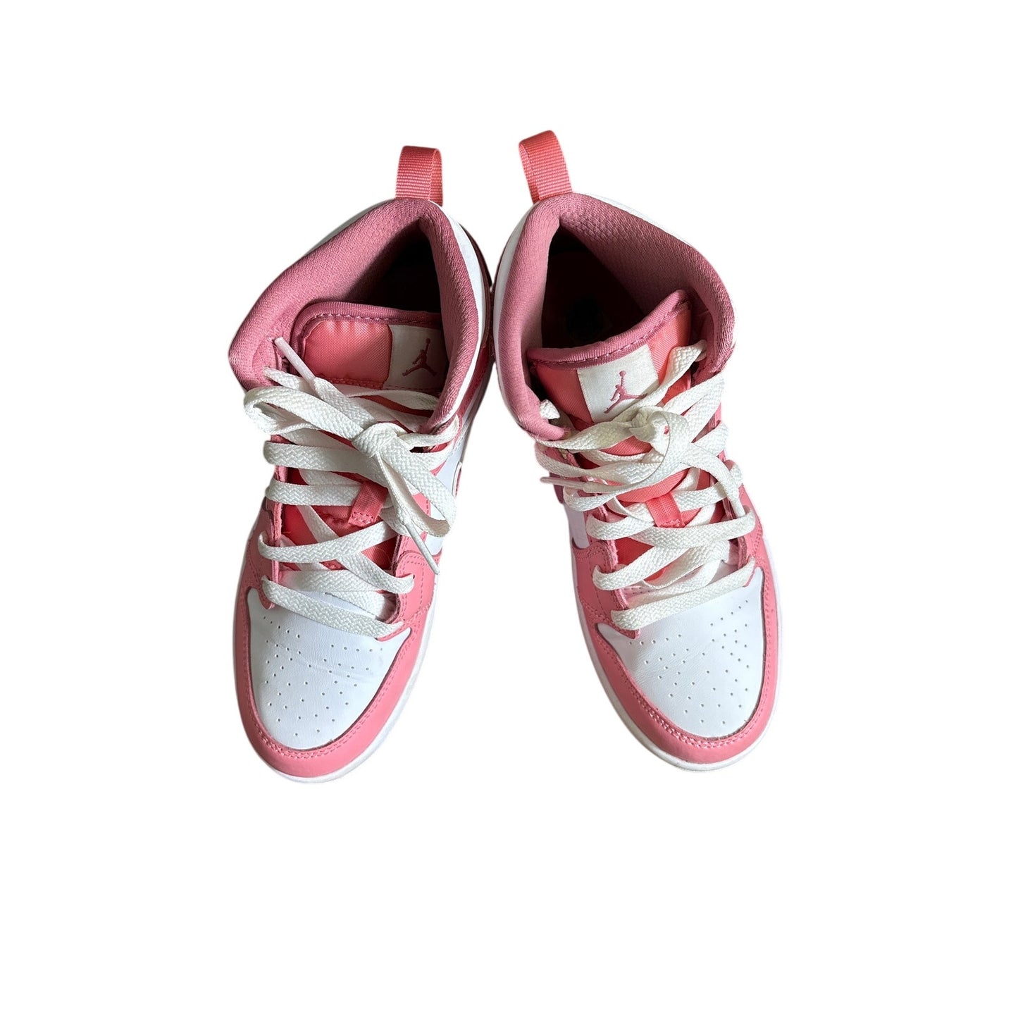 Girls Nike Air Jordan Pink High Tops Sz 2.5