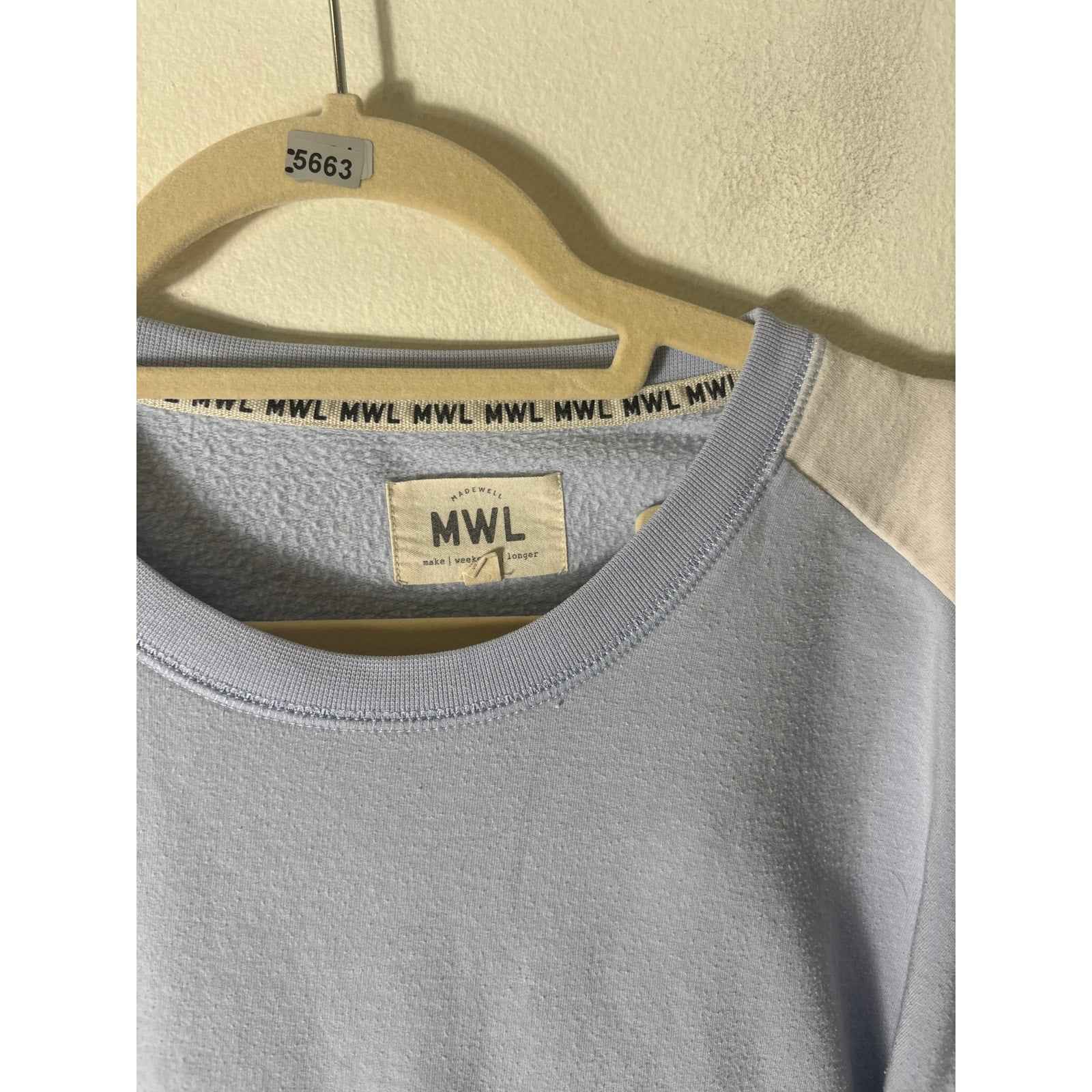 Madewell Lavendar Sweatsuit; Sweatshirt And Pants Sz M