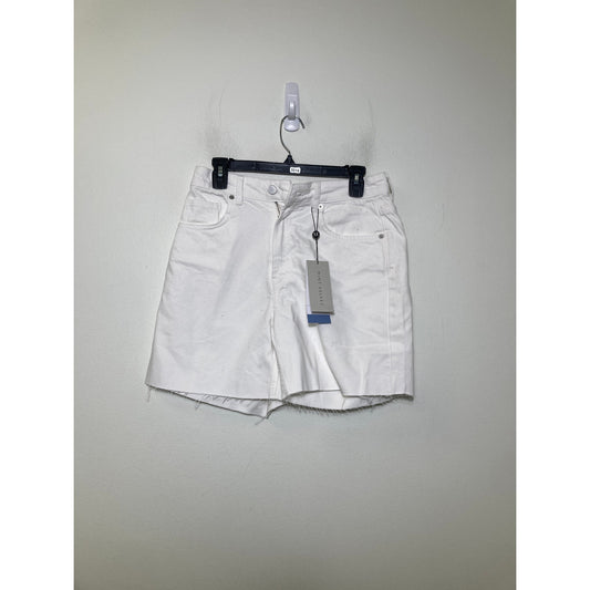 NWT Mint Velvet White Cut Off Shorts Sz 6
