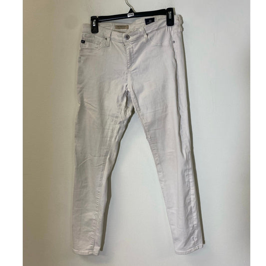 AG White The Legging Ankle Jeans Sz 28R
