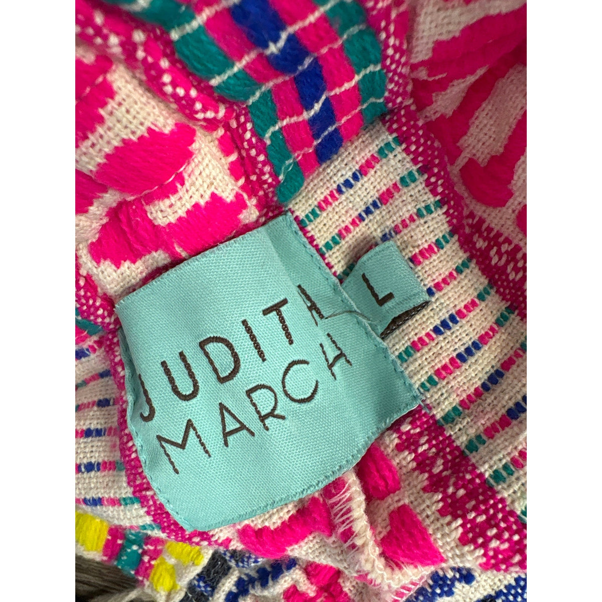 Judith March Colorful Embroidery Shorts Sz L