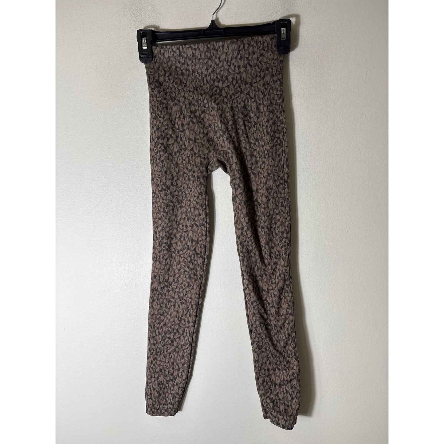 Spanx Brown Cheetah Print Athletic Leggings Sz S