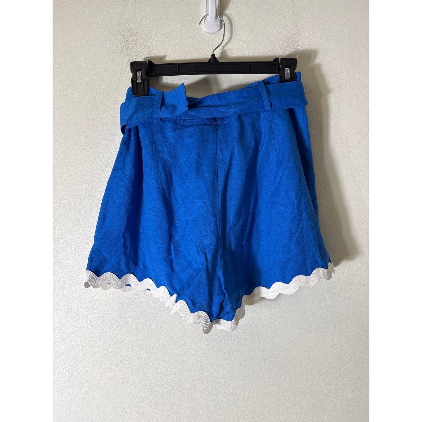 Mink Pink Cobolt Blue Ric Rac Shorts Sz S