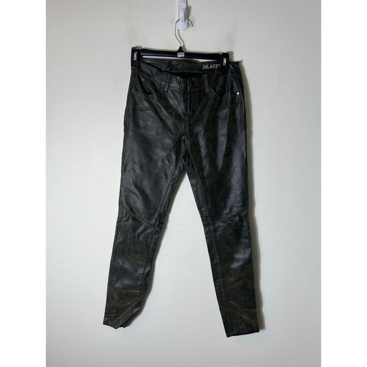 Blank NYC Dark Green Skinny Ankle Jean Sz 25