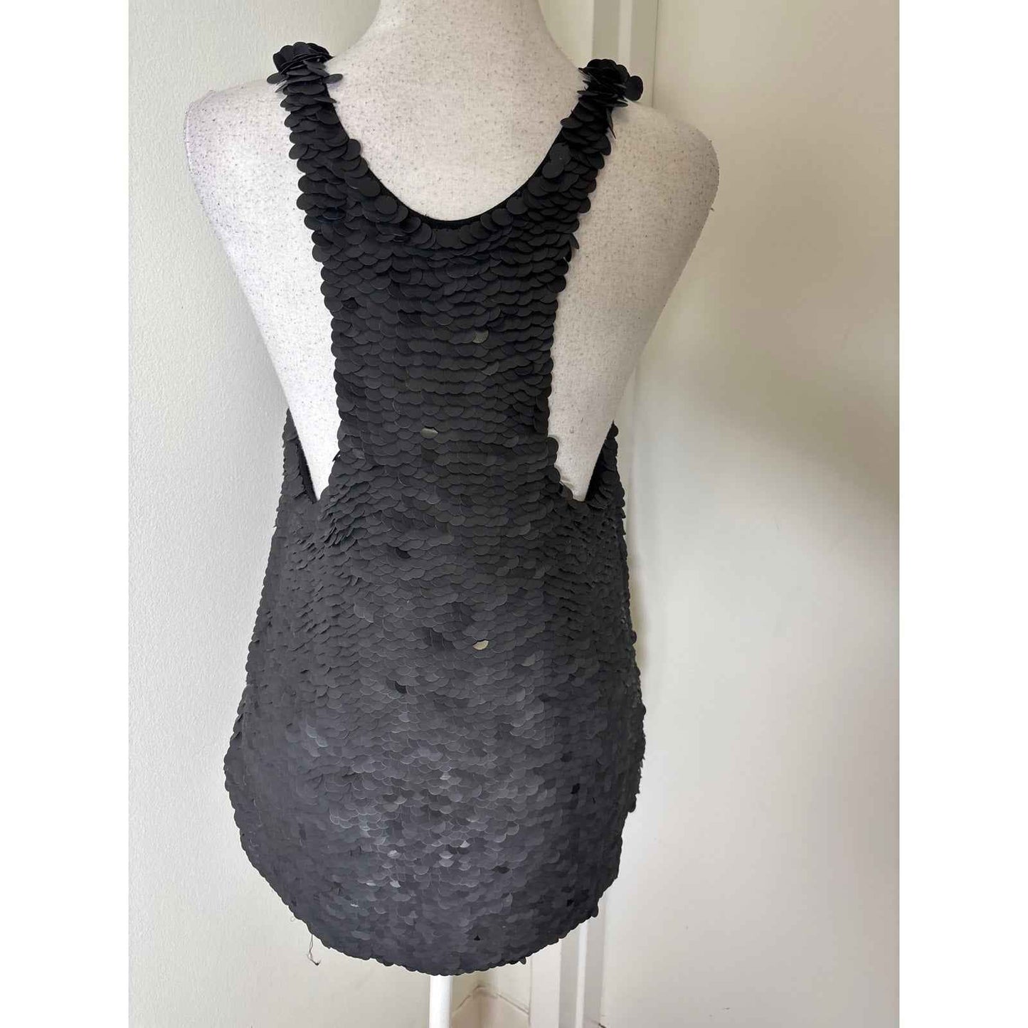 3.1 Phillip Lim Fish Scale Sequin Razor Back Tank sz 4