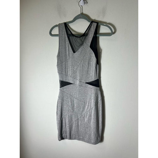 Factory by Erik Hart Gray Body Con Dress Size Small