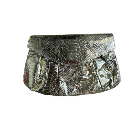 Carlos Falchi Gold Snake Crossbody/Clutch Purse Sz 10"x6"