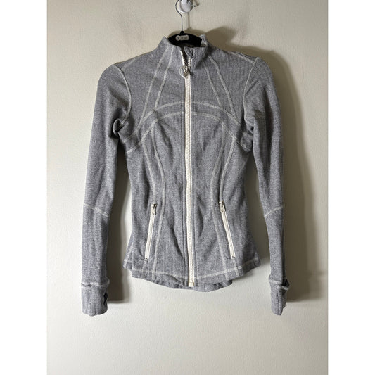 Lululemon Black and White Hounds Tooth Athleisure Jacket Sz 4