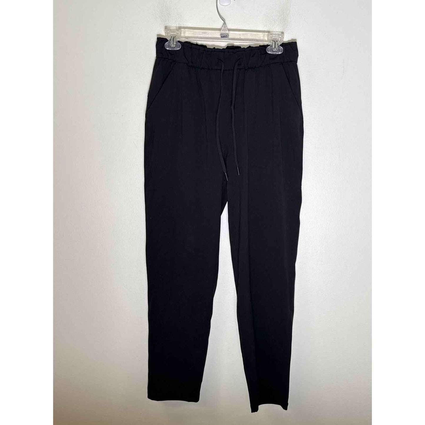 Lululemon Black Pull On Athleisure Pants Sz 8