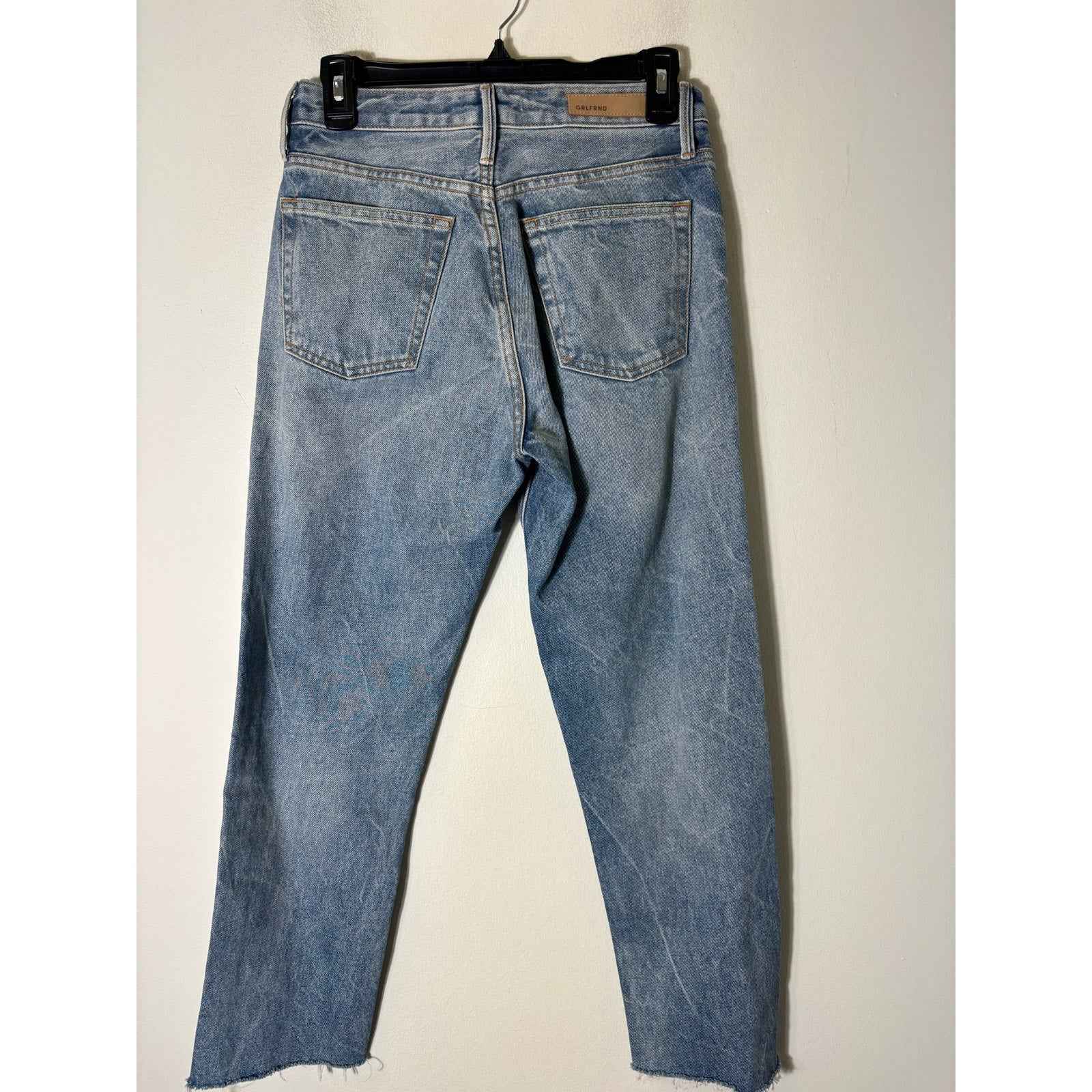 GRLFRND Helena Frayed Hem Ankle Jeans Sz 25