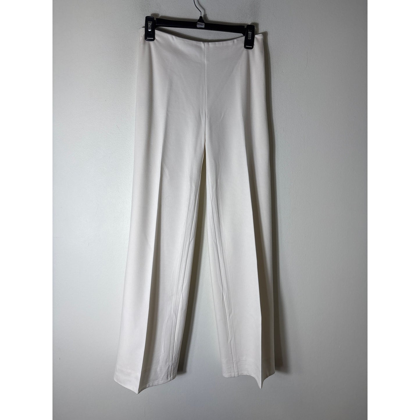 J. McLaughlin Cream Straight Leg Flat Front Zip Pants Sz 2