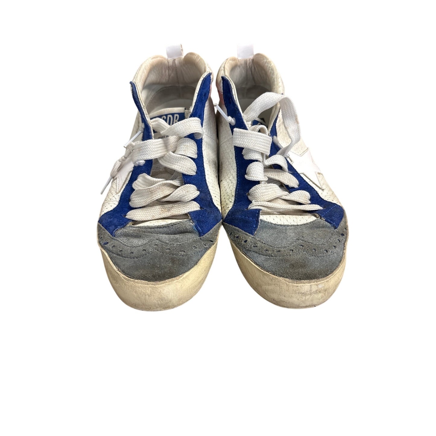 Golden Goose Blue Star Ankle Top Tennis Shoes Sz 37 (7)
